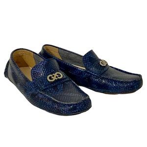 Cole Haan Snake Print Moccasin Driving Loafer sz.7